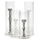 Glass Hurricane Taper Vase