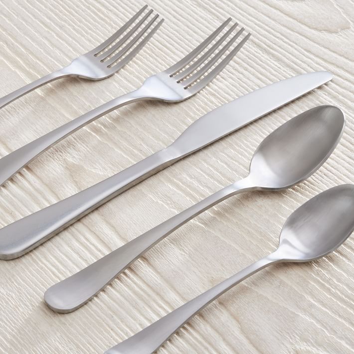 Rhiannon Satin Stainless Steel Flatware Sets