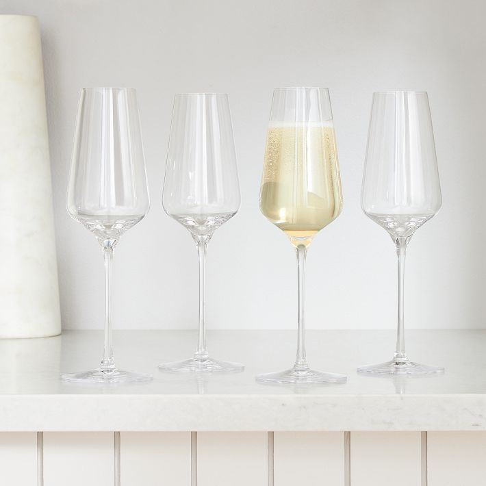 Starlight Lead-Free Crystal Champagne Glass Set of 8