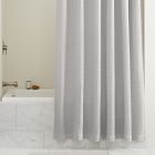 Plush Waffle Shower Curtain