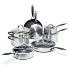 GreenPan&#8482; Venice Pro Noir Ceramc Nonstick 13-Piece Cookware Set