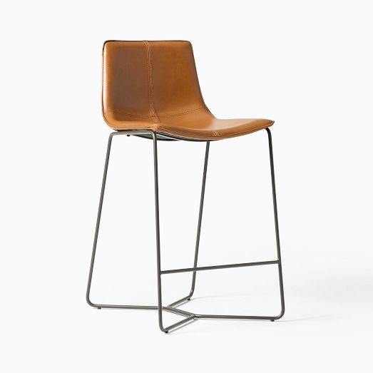 West elm slope stool discount