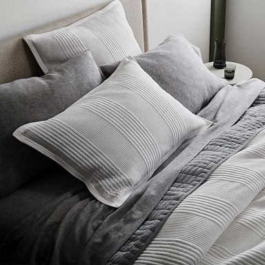 King West Elm duvet washed deals Malange jaquard