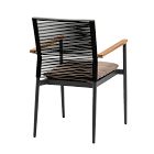 Rope-Wrapped Outdoor Dining Chair (Set of 2)