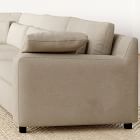 Harmony Swoop Arm 3-Piece L-Shaped Sectional (119&quot;)