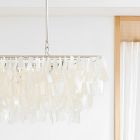 Capiz Rectangle Chandelier (30.5&quot;)