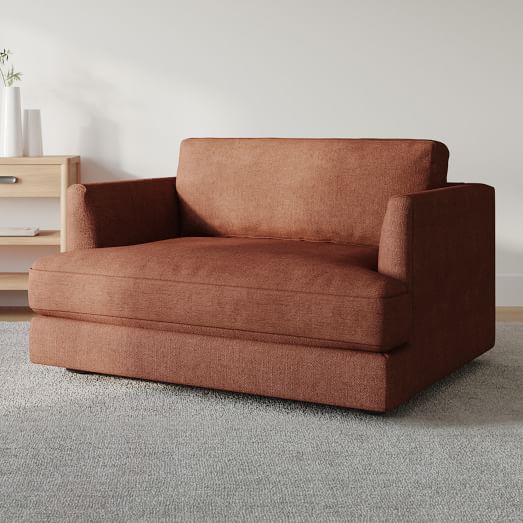 Haven Leather Chair and a Half West Elm
