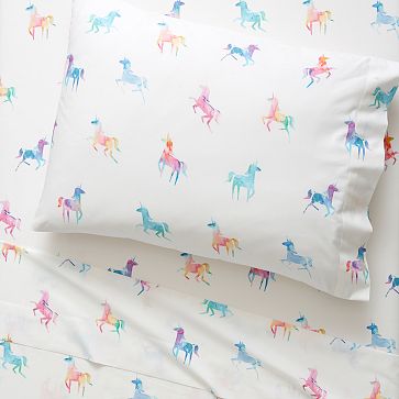 Unicorn sheet set full on sale