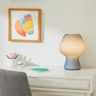 Ribbed Glass Table Lamp (13&quot;)