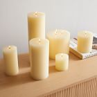 Unscented Wax Pillar Candle