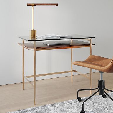 Glass Desks West Elm