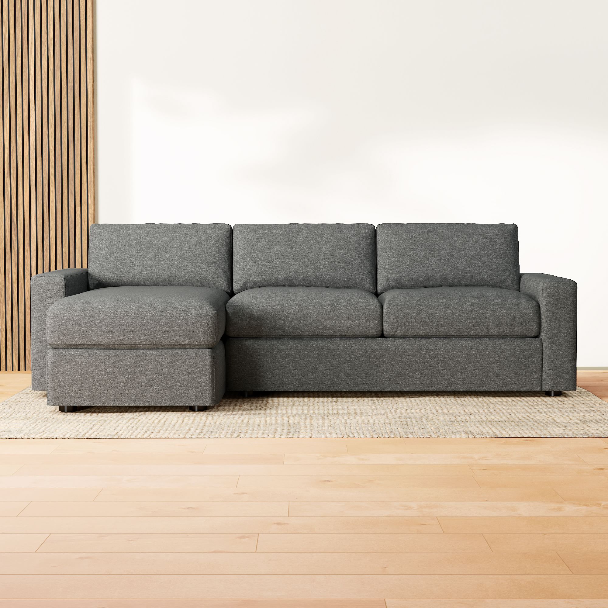 Urban 2-Piece Sleeper Sectional with Storage Chaise