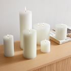 Unscented Wax Pillar Candle