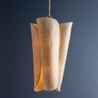 Annelee Raffia Gold-leaf Pendant