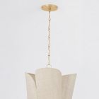 Annelee Raffia Gold-leaf Pendant