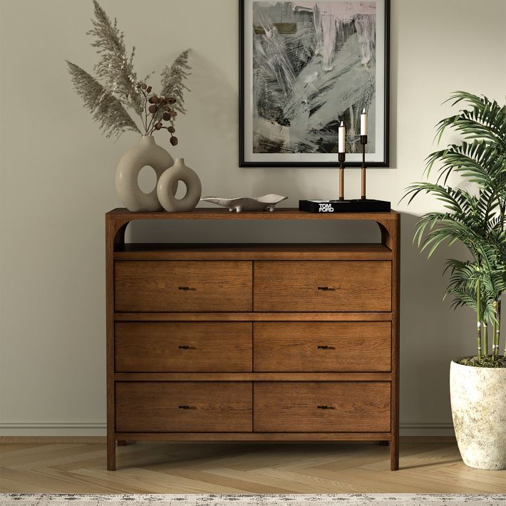 Joplin Arched 6-Drawer Dresser (45&quot;)