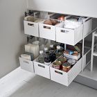 Yamazaki Two-Tier Cabinet Storage Basket