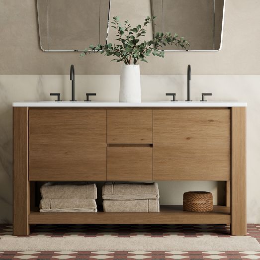 Graham Double Bathroom Vanity (60"–72") | West Elm