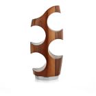 Nambe Vie Curved Wood Wine Rack