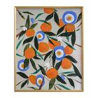 Orange Trees Framed Wall Art by Minted for West Elm