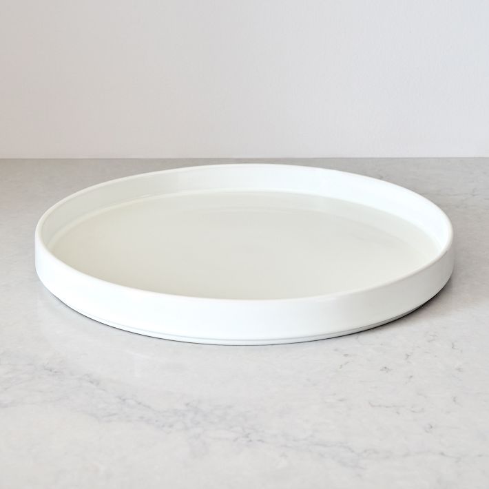 Straight-Sided Stoneware Serving Tray