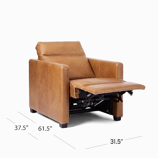 Harris Leather Power Recliner West Elm