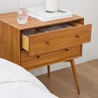 Mid-Century Closed Nightstand (18&quot;&ndash;25&quot;)