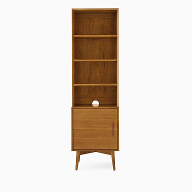 Mid century bookcase west elm discount