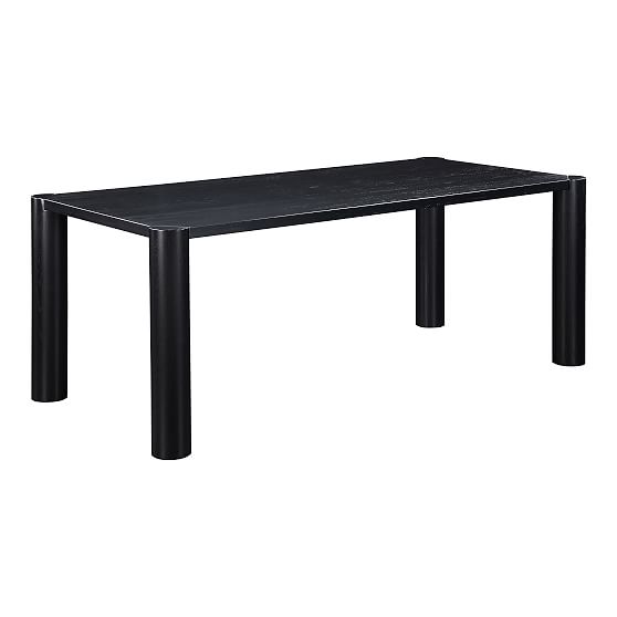 Pearce Artisan Blackened Oak 76" Rectangular Dining Table