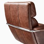 Kristoff Leather Swivel Chair &amp; Ottoman Set