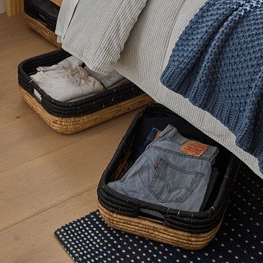 Under bed laundry hamper discount