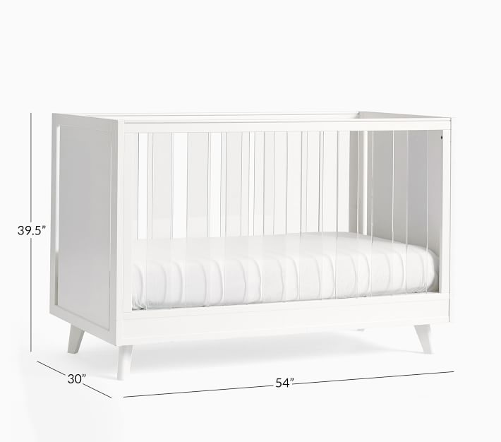 Sloan acrylic convertible crib reviews on sale