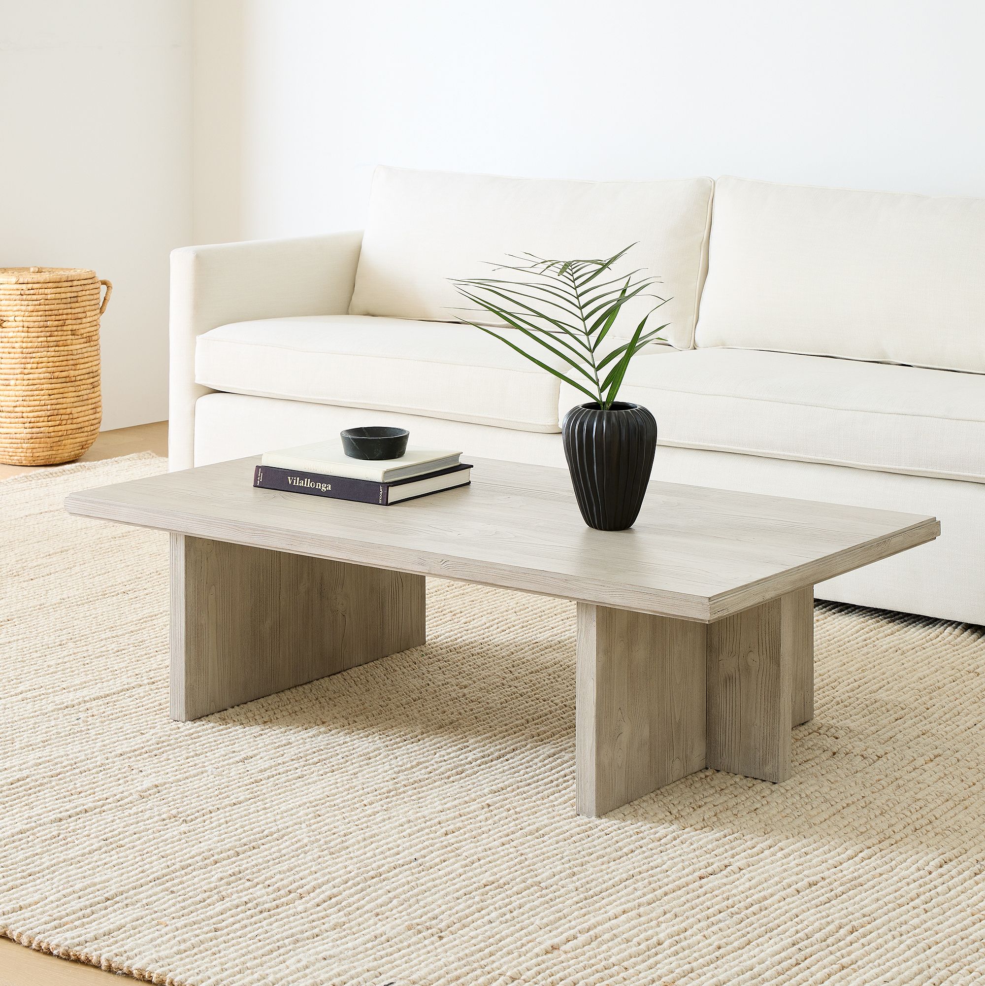 Santa Rosa Rectangle Coffee Table (44"-54") | West Elm