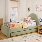 Elora Arched Upholstered Bed w/ Trundle