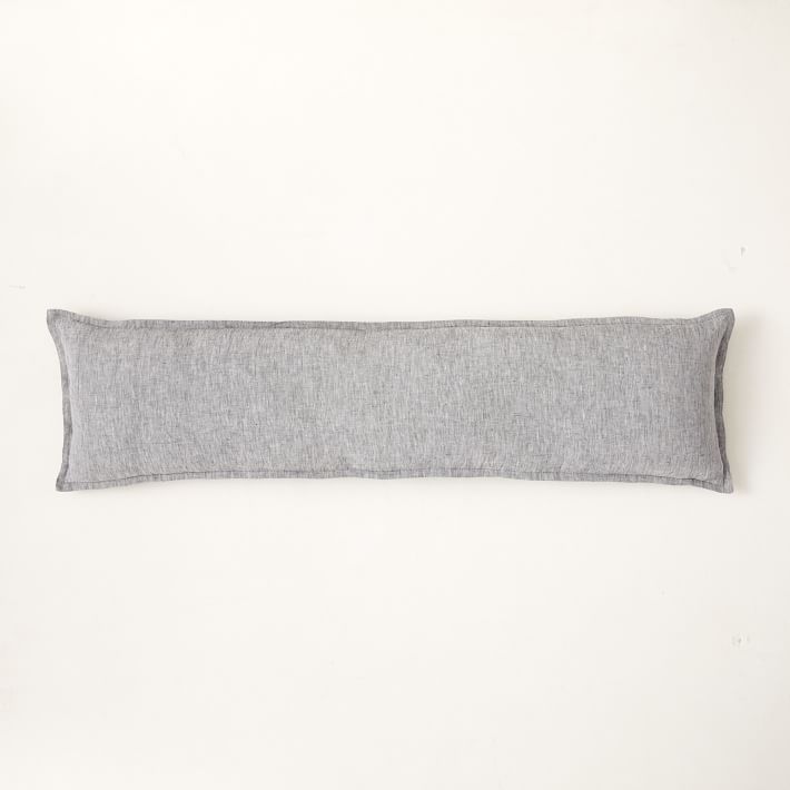 European Flax Linen Oversized Lumbar Pillow Cover