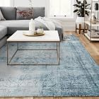 Distressed Arabesque Tufted Wool Rug