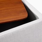 Upholstered Square Storage Ottoman