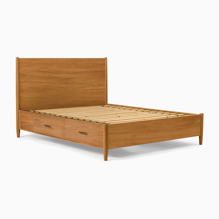 Mid century bed frame west elm sales