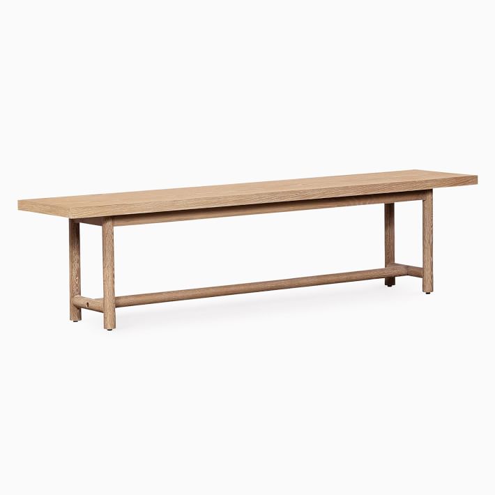 Modern Oak Dining Bench (75&quot;)