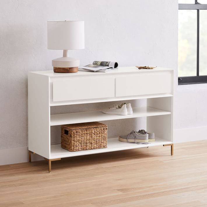 West elm entryway console table sales