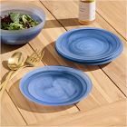 La Jolla Glass Salad Plate Sets