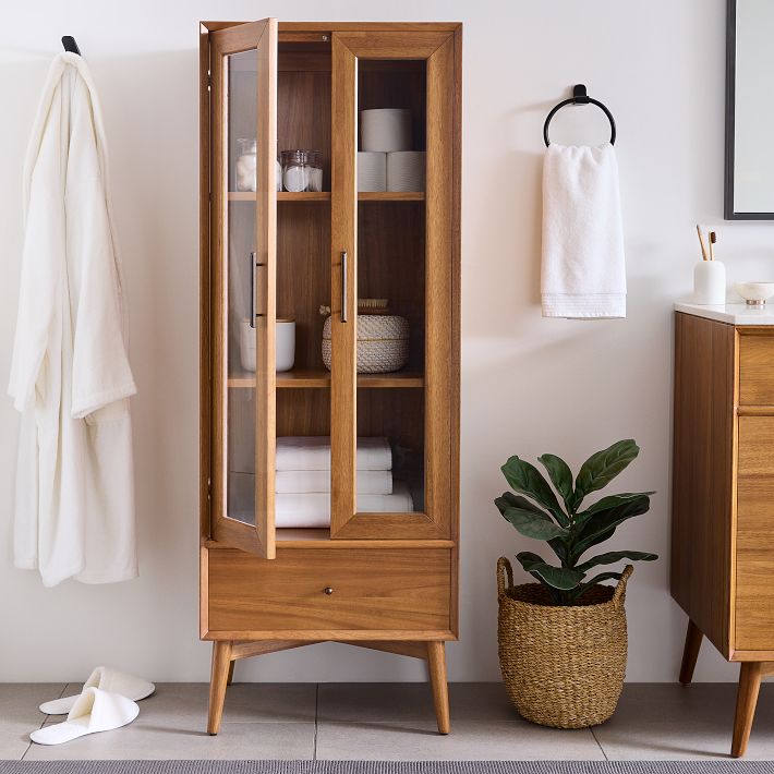 Mid Century Bathroom Pharmacy Cabinet 60
