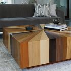 Zora Solid Mahogany Square Coffee Table (43") | West Elm