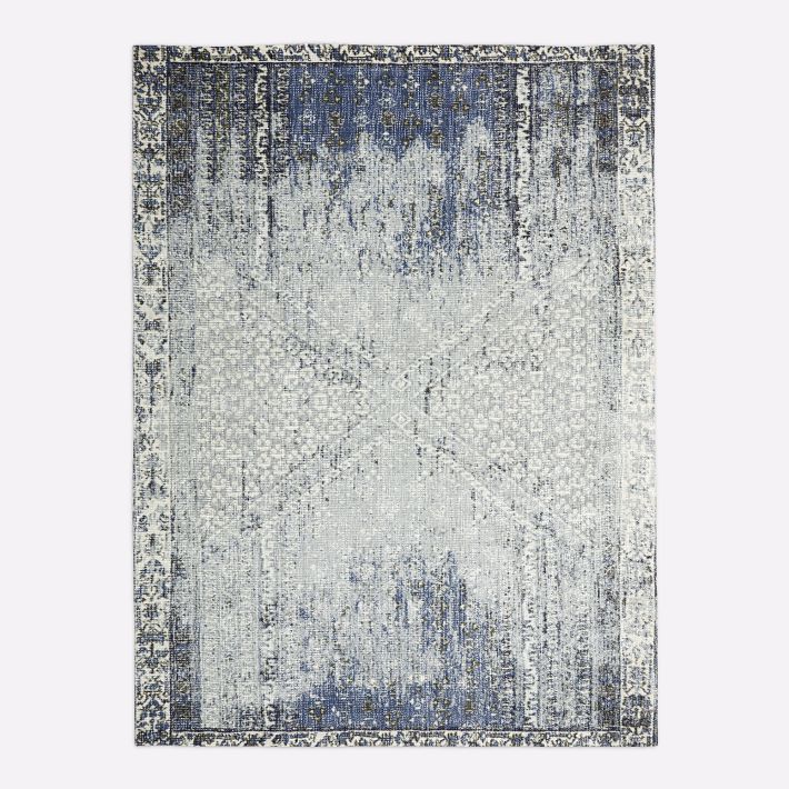 Distressed Ensi Wool Rug