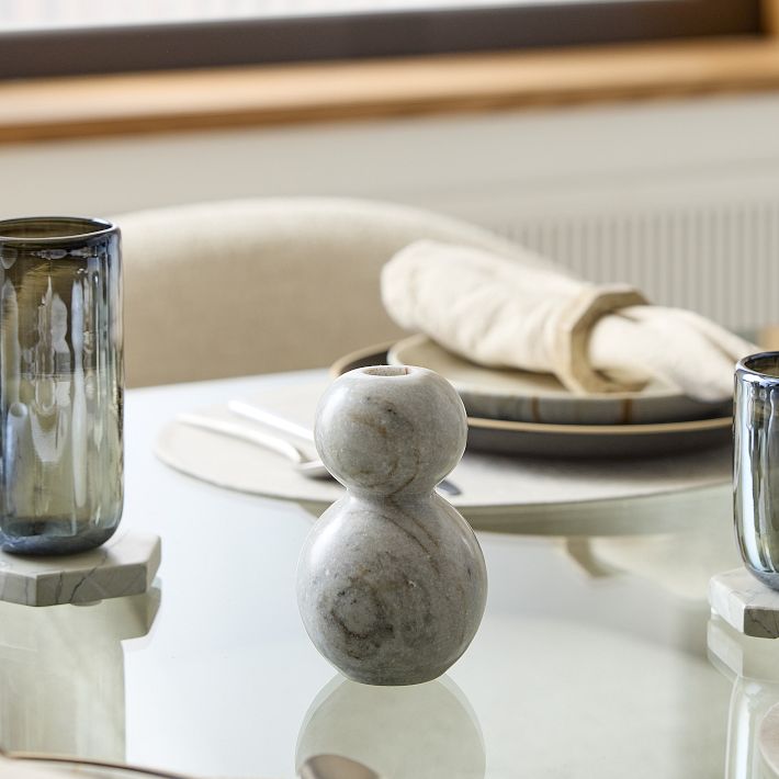 Kali Marble Candleholders