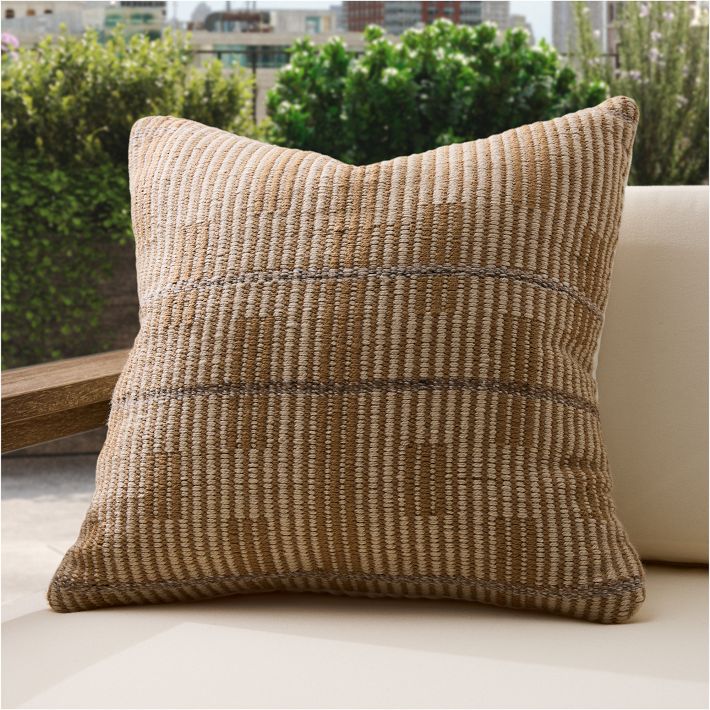 Outdoor Natural Blocks Pillow 