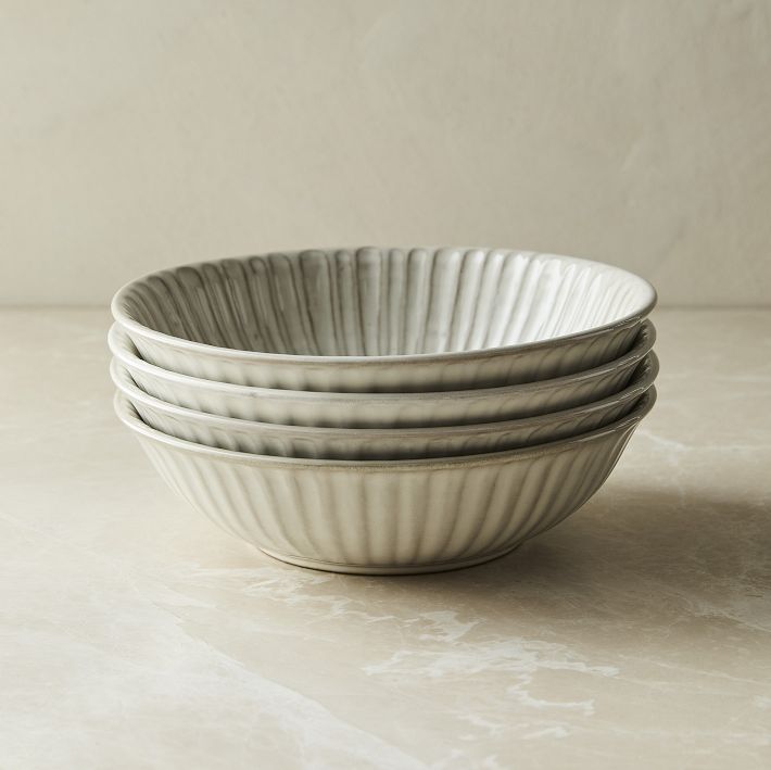 Hana Ceramic Pasta Bowls Set of 4