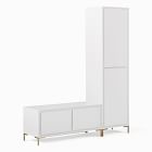 Nolan Entryway Closed Cabinet &amp; Bench Set