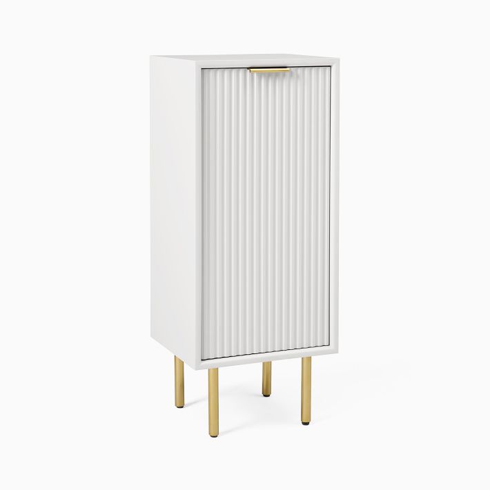 West elm white cabinet discount