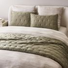 Silky TENCEL&#8482; Crescent Stitch Quilt & Shams